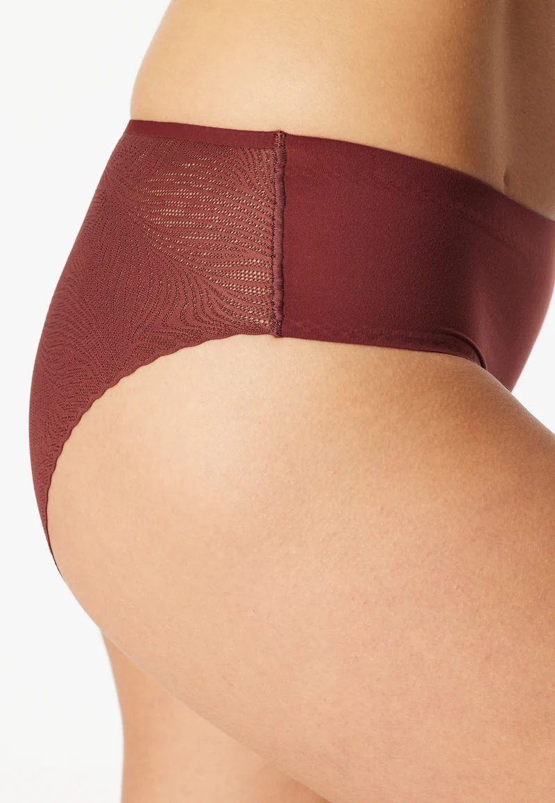 Slip Seamless mit Spitze Bordeaux - Invisible Soft Lace