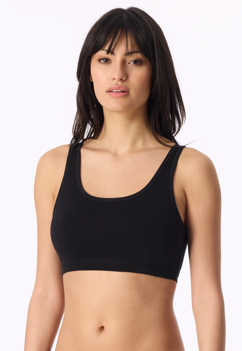 Bustier 2er-Pack Schwarz - 95/5