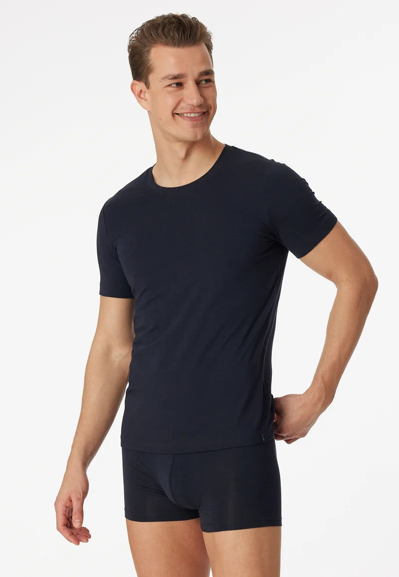 T-Shirt Dunkelblau - Long Life Soft