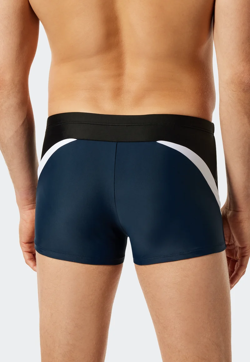 Badehose Blau gemustert - Nautical Active