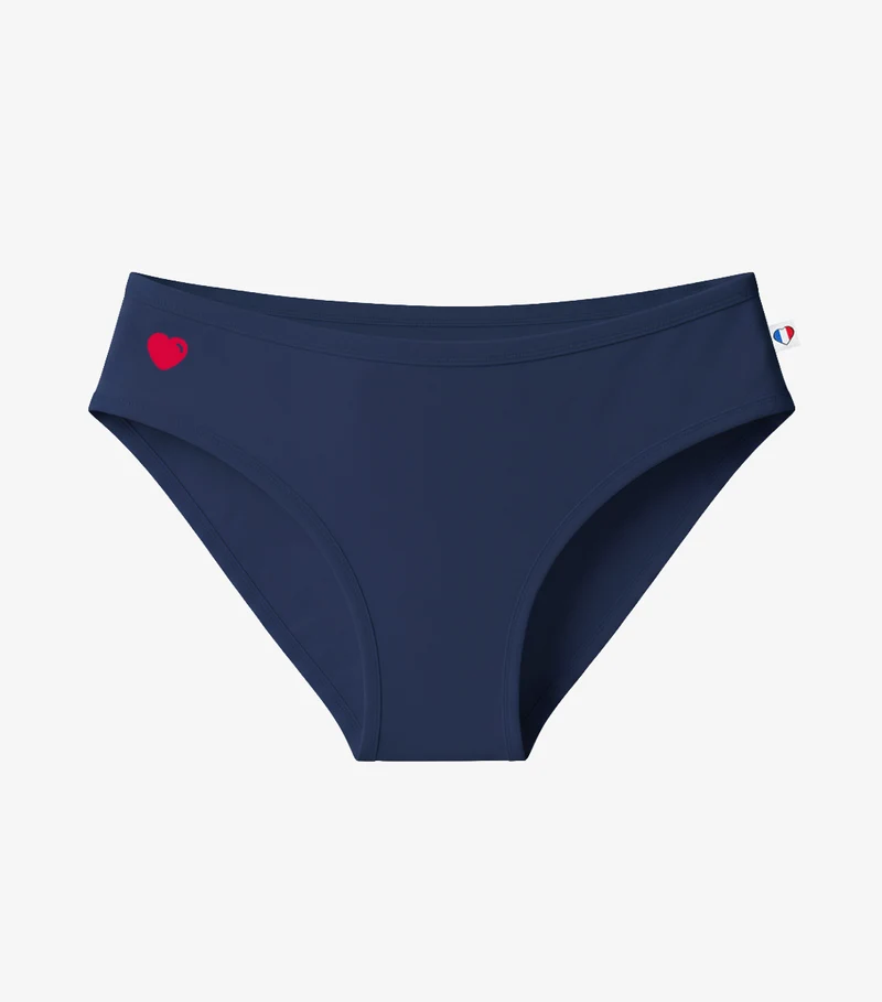 Culotte Femme Marine - Cœur