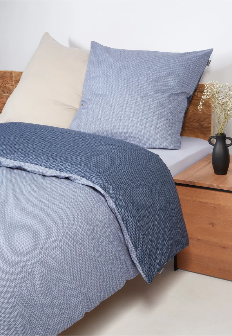 Bettwäscheset 2-teilig Blau - SCHIESSER Home