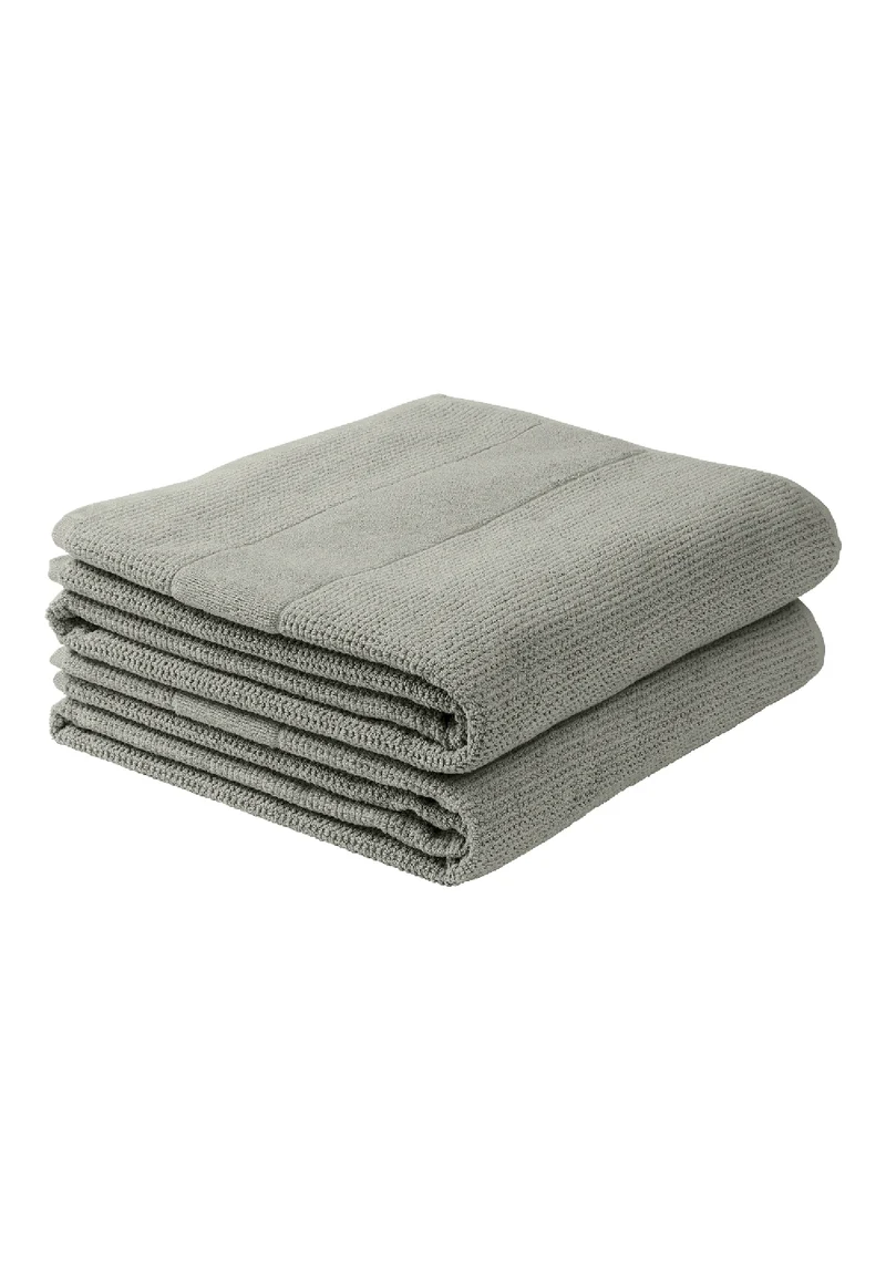 Duschtuch 2er-Pack 70x140 cm Grau - SCHIESSER Home
