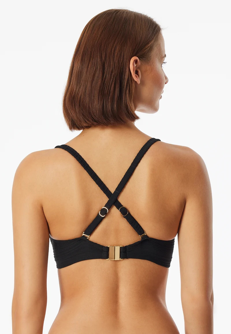 Bikini-Top Schwarz - Aqua