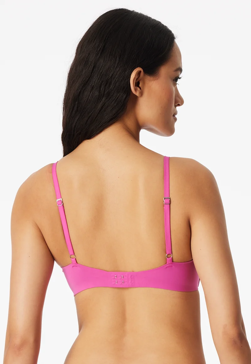 BH ohne Bügel mit gepolsterten Cups Pink - Invisible Soft