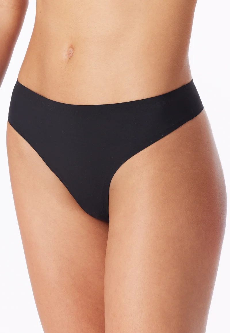 String Seamless Schwarz - Invisible Soft