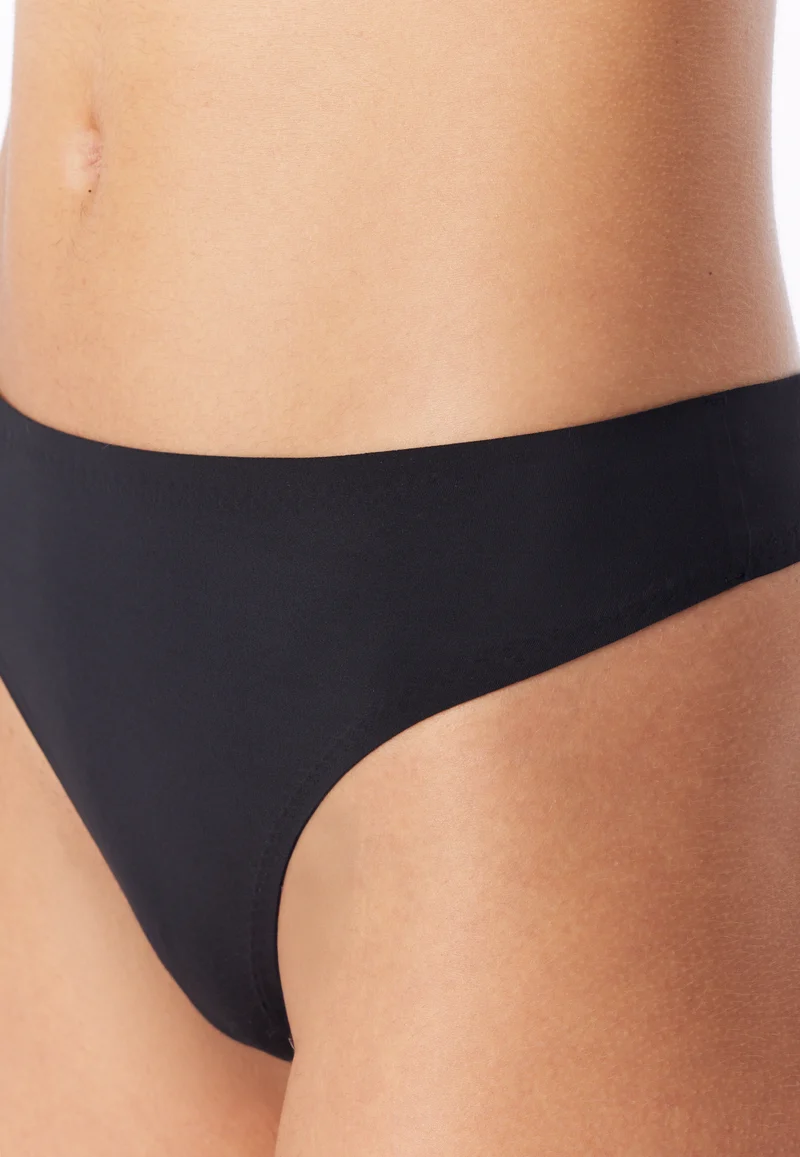 String Seamless Schwarz - Invisible Soft