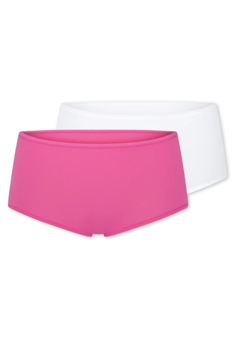 Panty 2er-Pack Pink/Weiss - 95/5