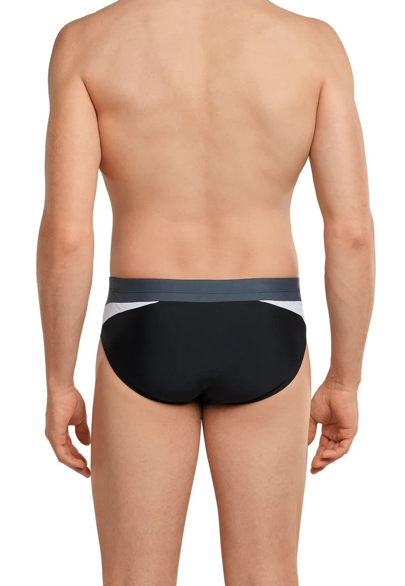Badehose Schwarz gemustert - Nautical Active