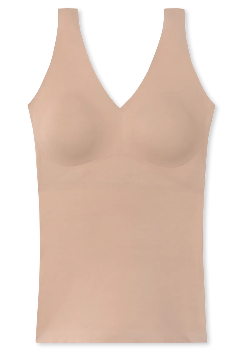 BH-Top Seamless mit herausnehmbaren Pads Beige - Invisible Soft