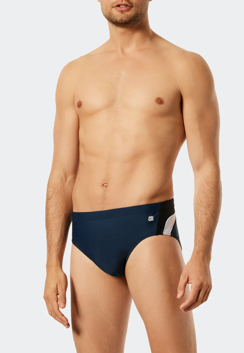 Badehose Blau gemustert - Nautical Active
