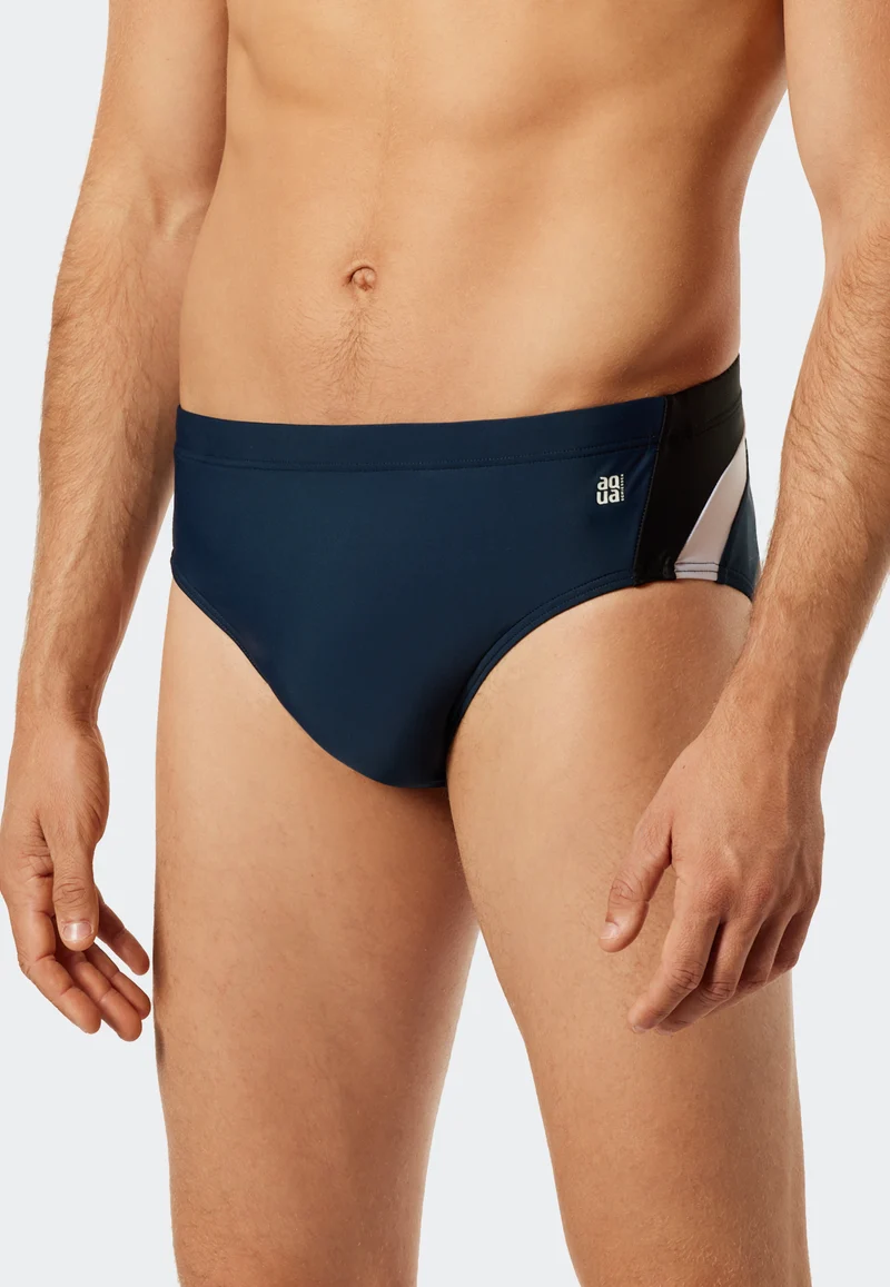 Badehose Blau gemustert - Nautical Active
