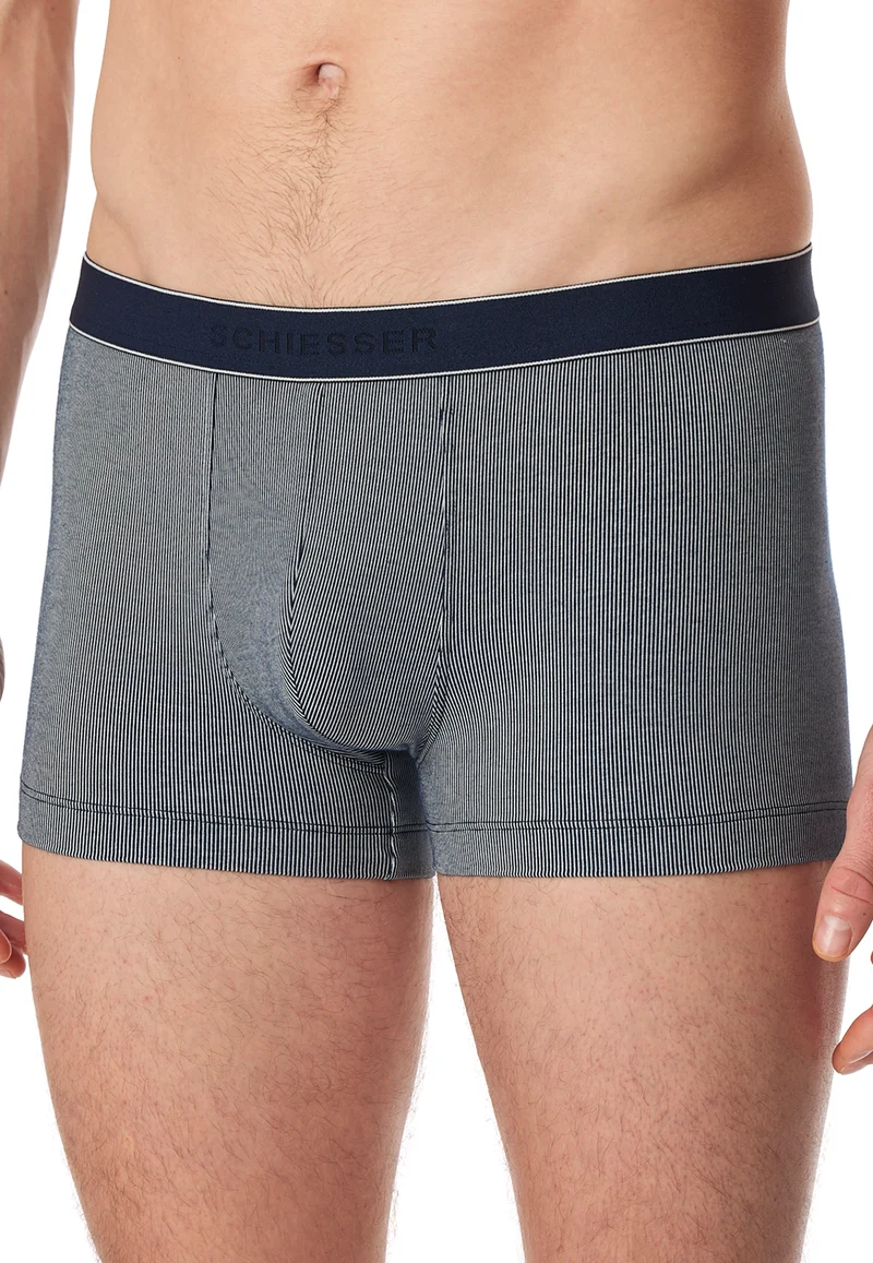 Enge Boxershorts Dunkelblau gestreift - Duality Function
