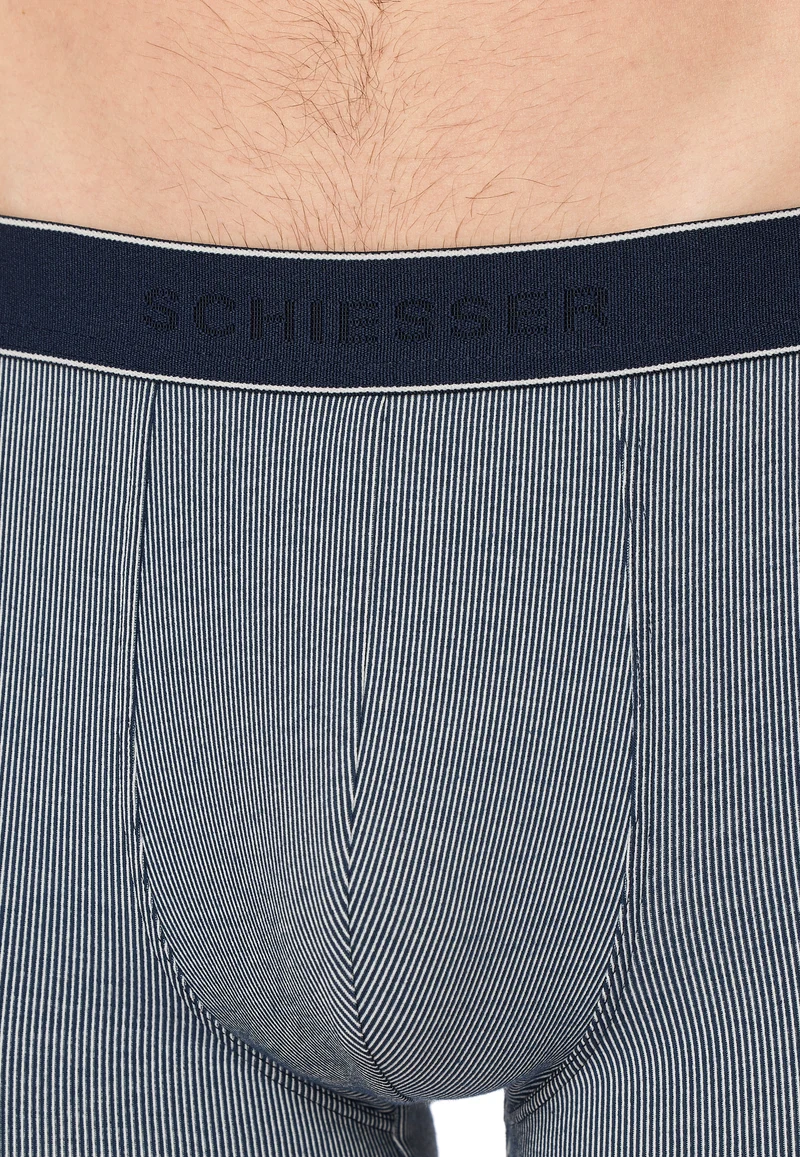 Enge Boxershorts Dunkelblau gestreift - Duality Function