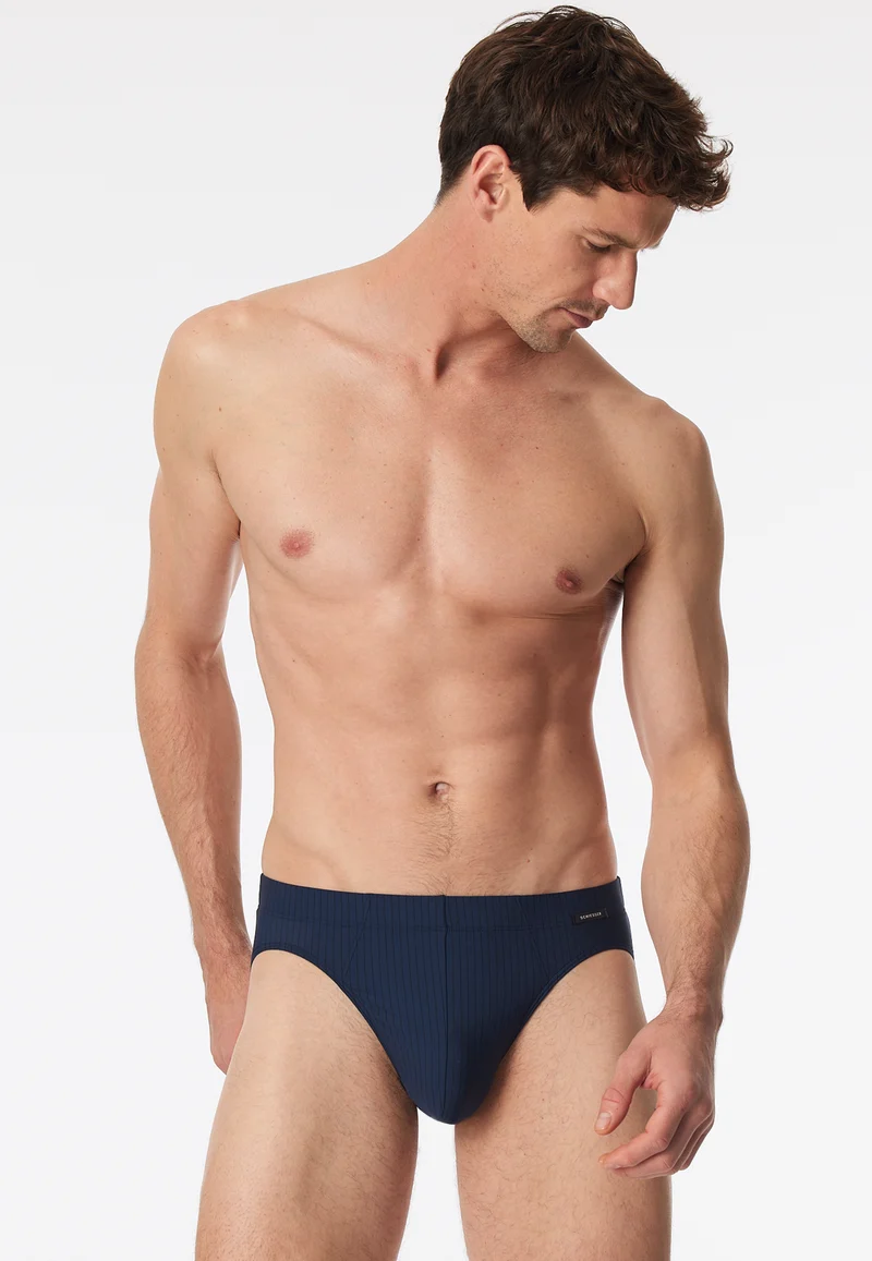 Slip Dunkelblau gestreift - Pure Micro