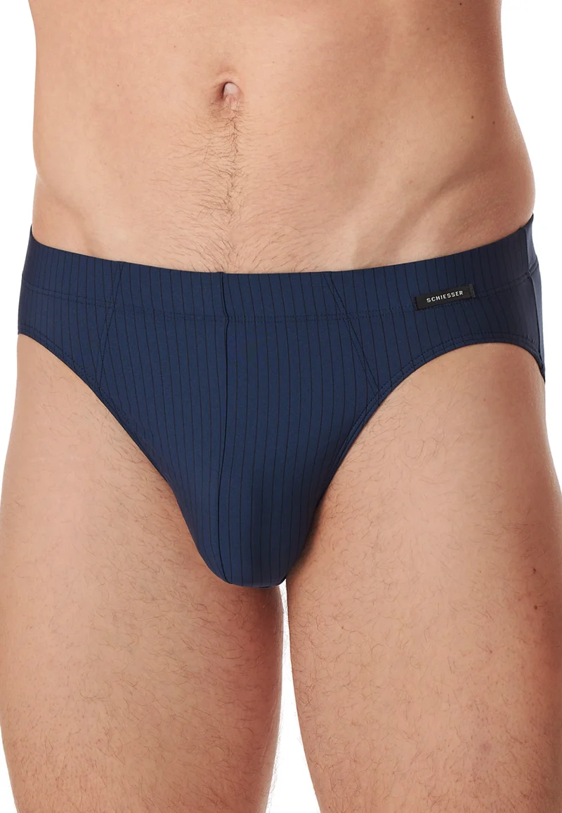 Slip Dunkelblau gestreift - Pure Micro