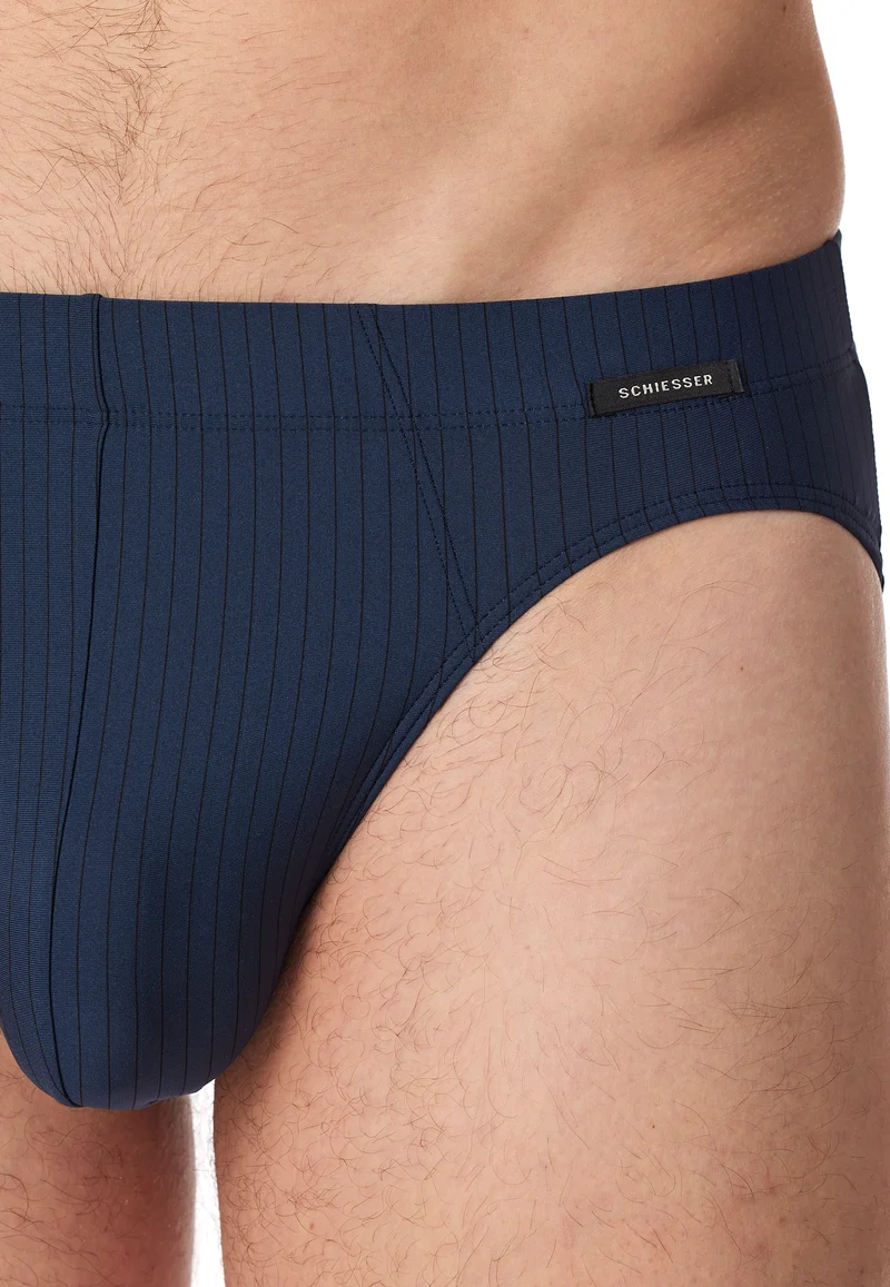 Slip Dunkelblau gestreift - Pure Micro