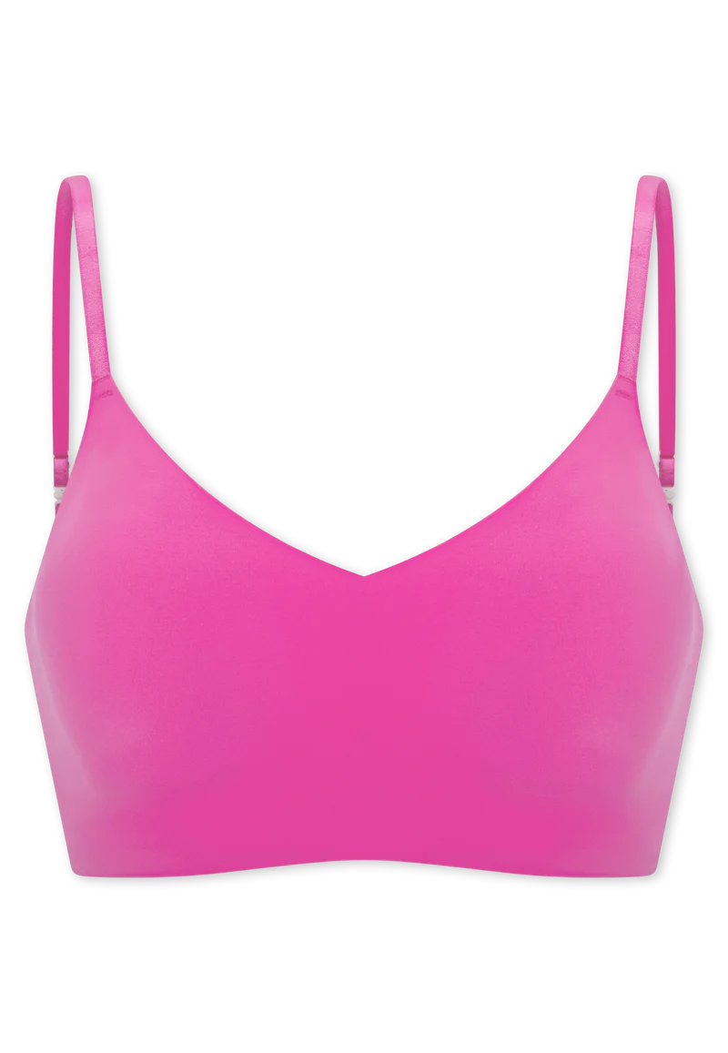 Bustier mit herausnehmbaren Pads Pink - invisible Soft