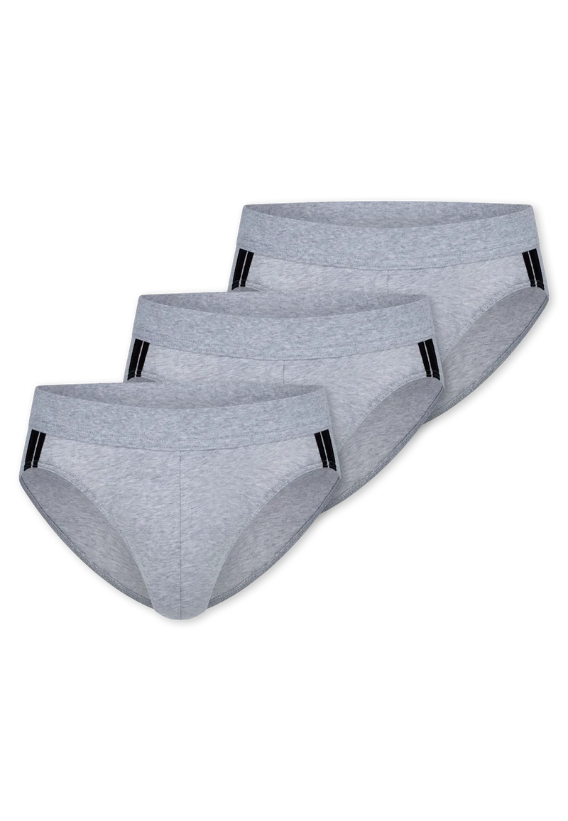Slip 3er-Pack Grau - 95/5