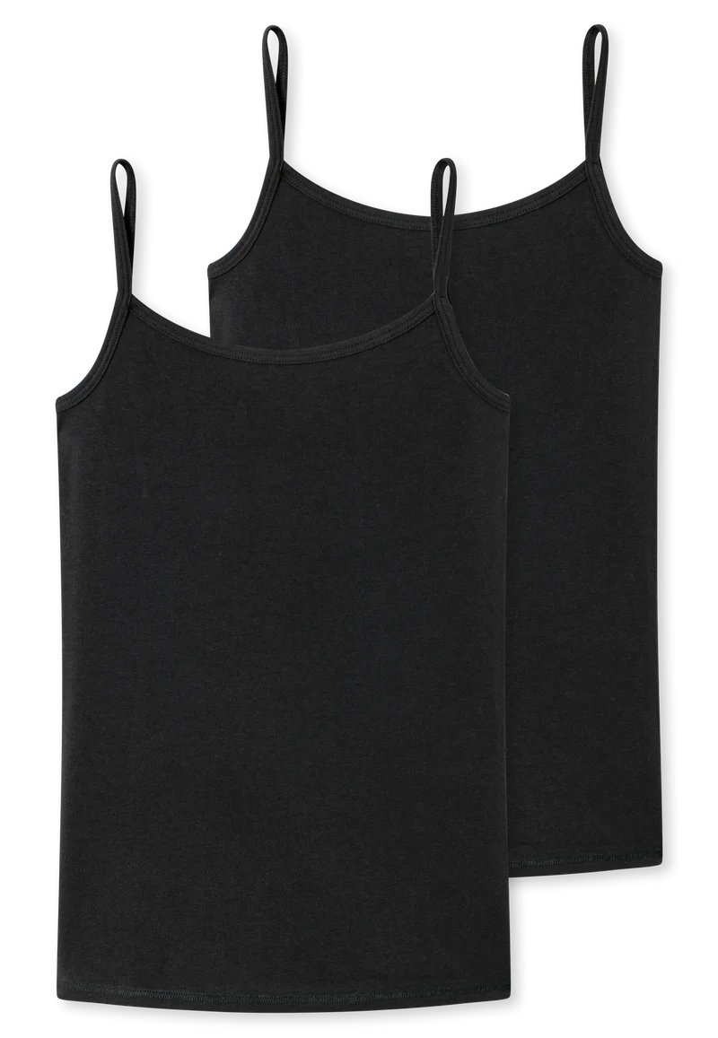 Unterhemd 2er-Pack Schwarz - 95/5