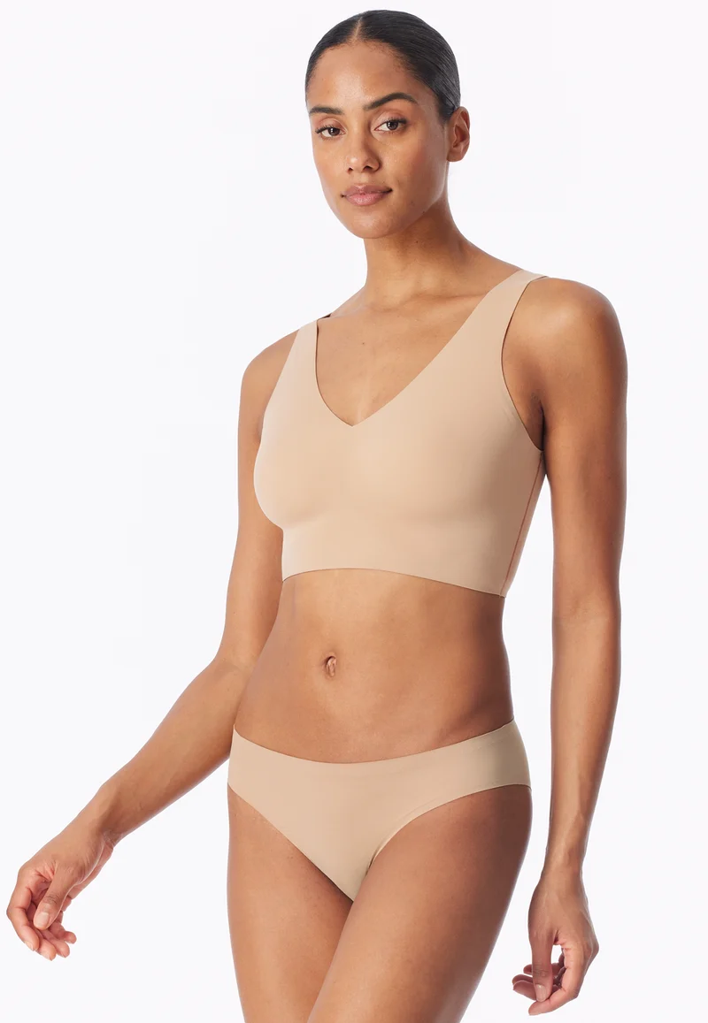 Bustier Seamless mit herausnehmbaren Pads Beige - Invisble Soft