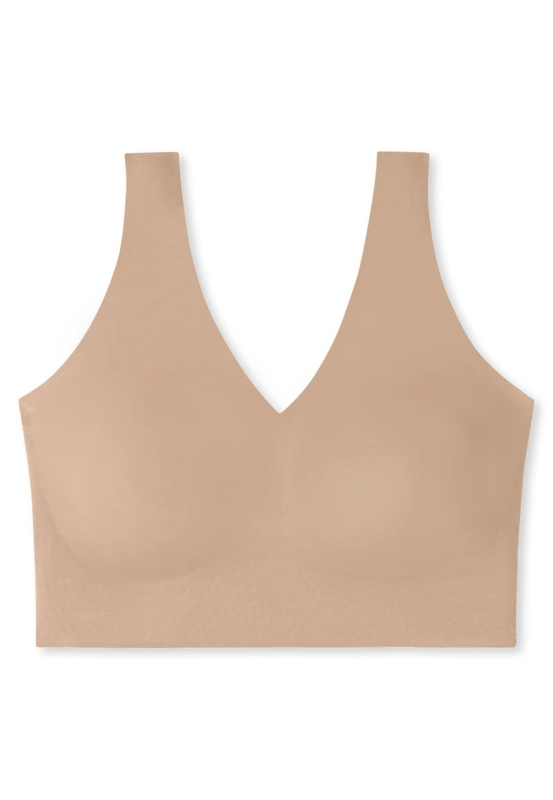 Bustier Seamless mit herausnehmbaren Pads Beige - Invisble Soft