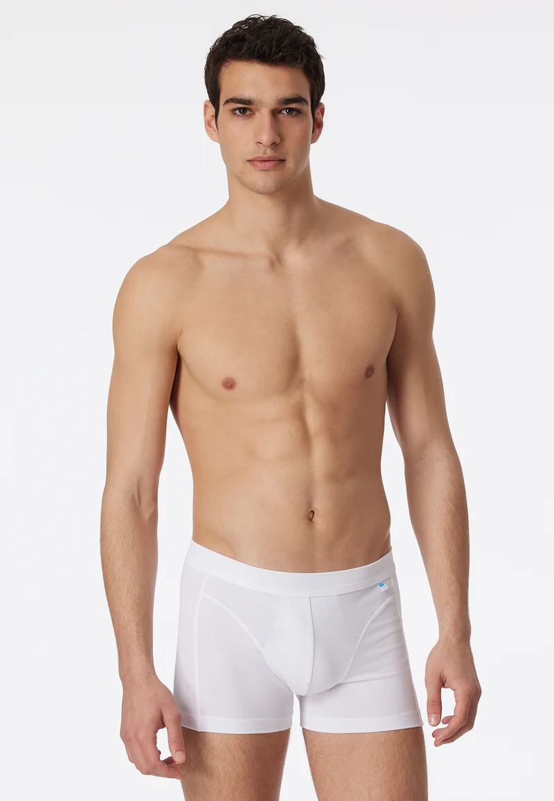 Enge Boxershorts Weiss - Long Life Cotton