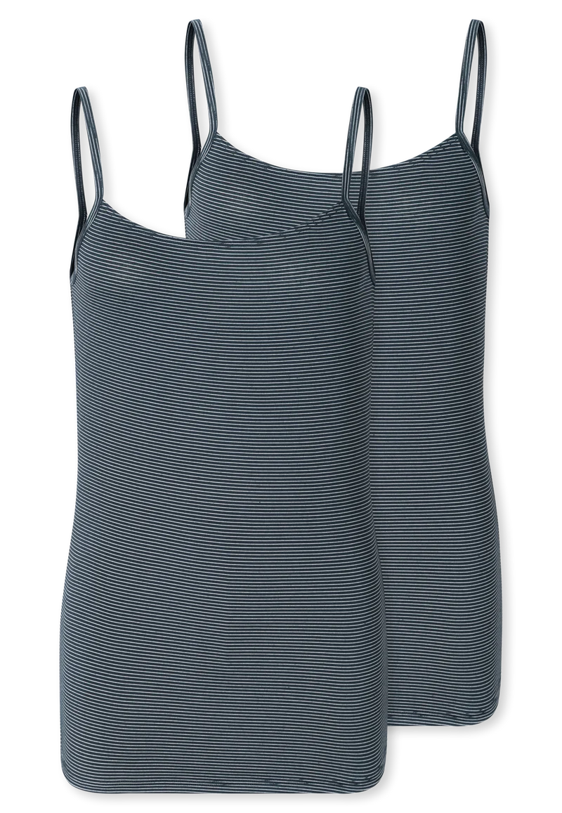 Unterhemd 2er-Pack Blau - Modal Essentials