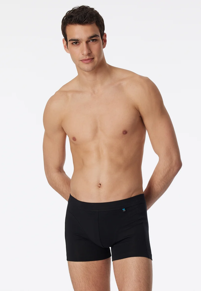 Enge Boxershorts Schwarz - Long Life Cotton