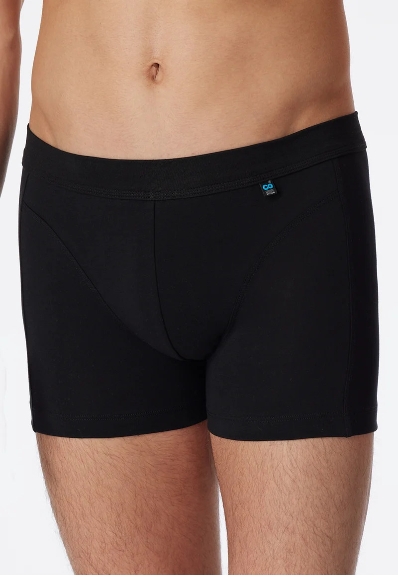 Enge Boxershorts Schwarz - Long Life Cotton
