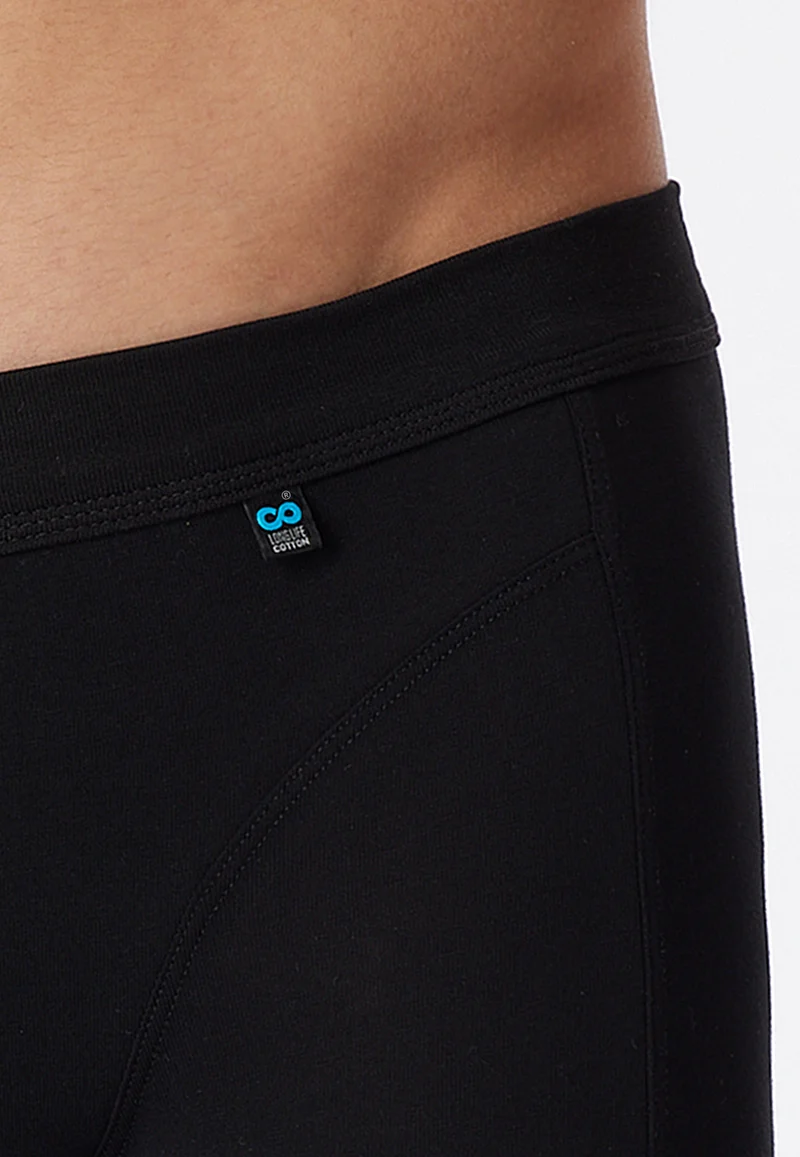 Enge Boxershorts Schwarz - Long Life Cotton