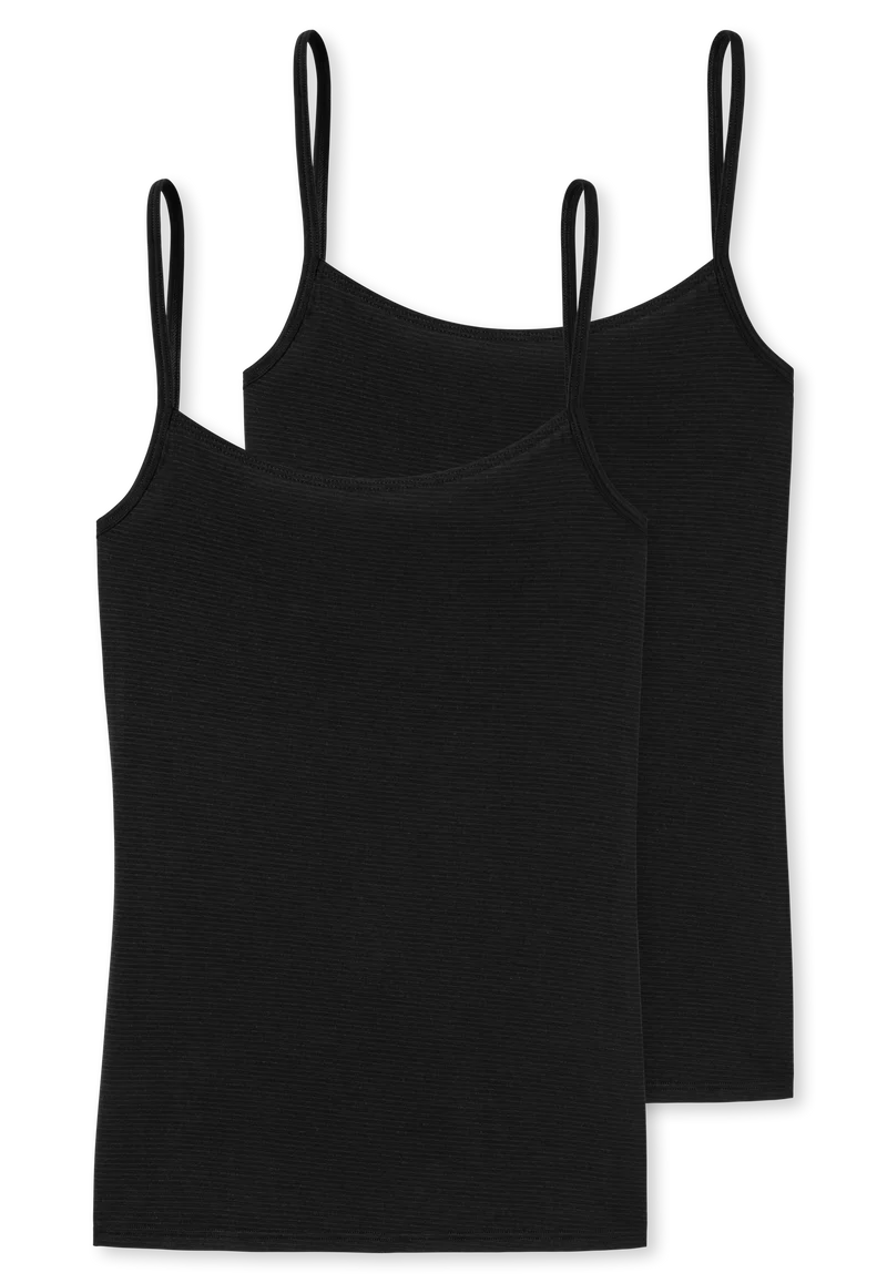 Unterhemd 2er-Pack Schwarz - Modal Essentials