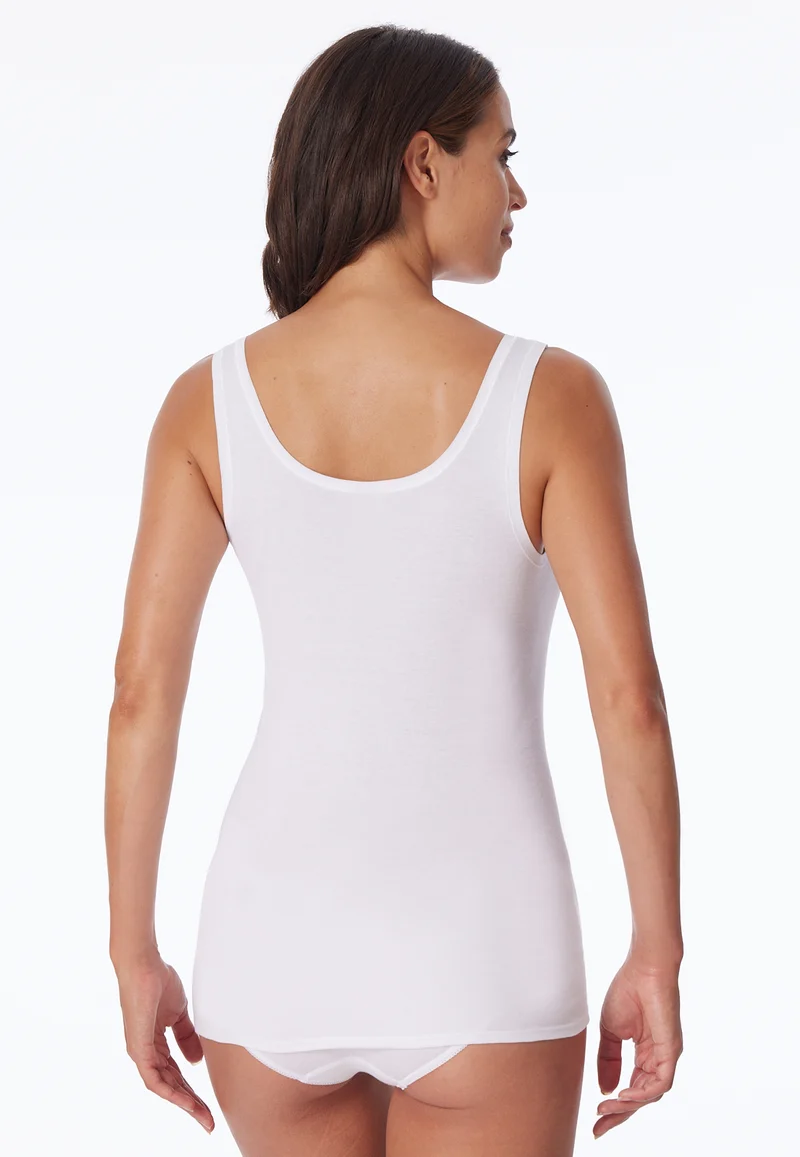 Unterhemd Feinripp 2er-Pack Weiss - Cotton Essentials