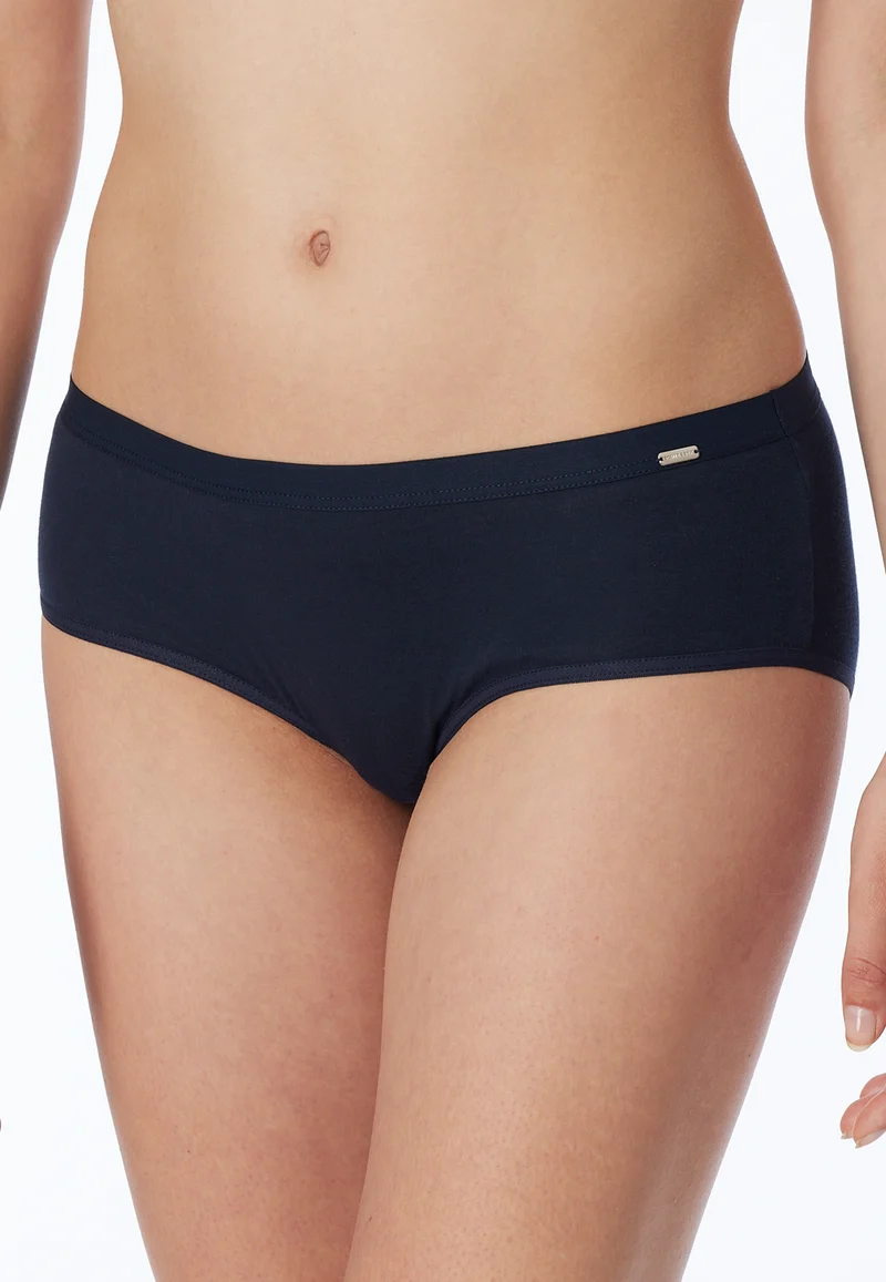 Hipster Slip Feinripp Dunkelblau - Naturschönheit