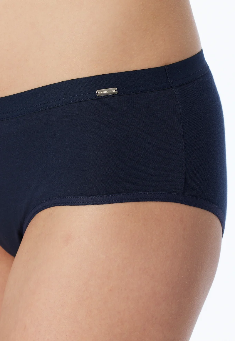 Hipster Slip Feinripp Dunkelblau - Naturschönheit