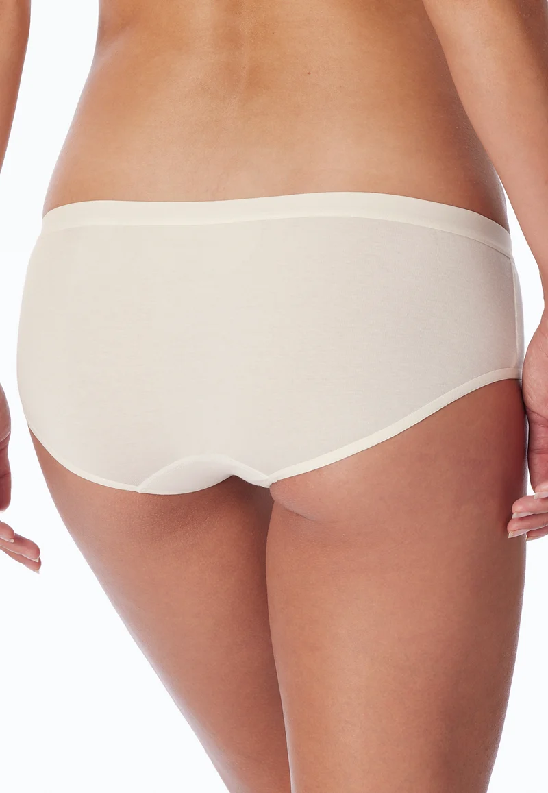 Hipster Slip Feinripp Weiss - Naturschönheit