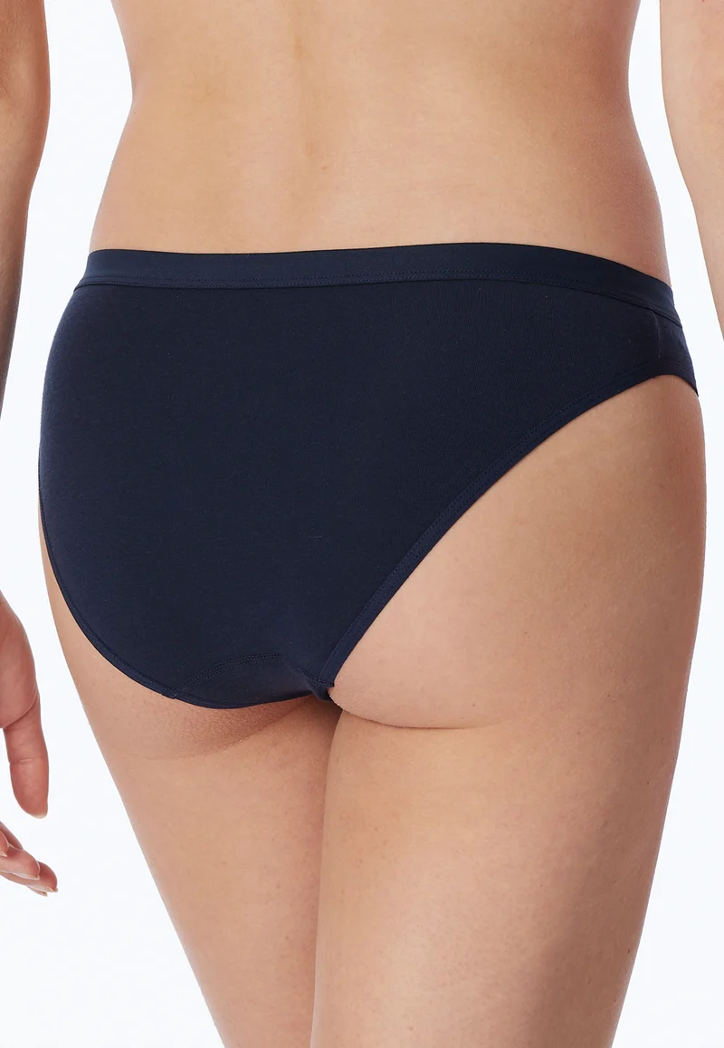 Slip Feinripp Dunkelblau - Naturschönheit