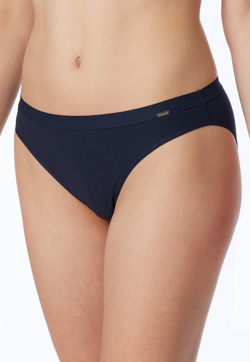 Slip Feinripp Dunkelblau - Naturschönheit