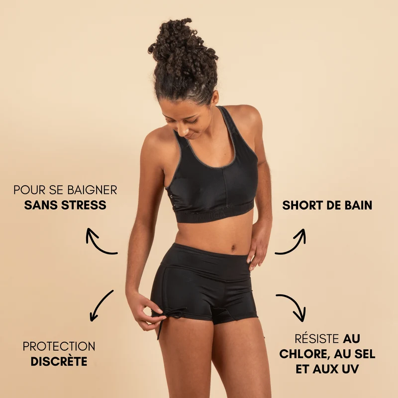 Boxer de bain menstruel ados Morgane