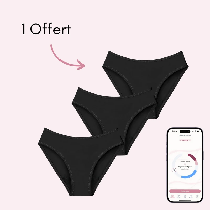 Maillot de bain menstruel ados Nora