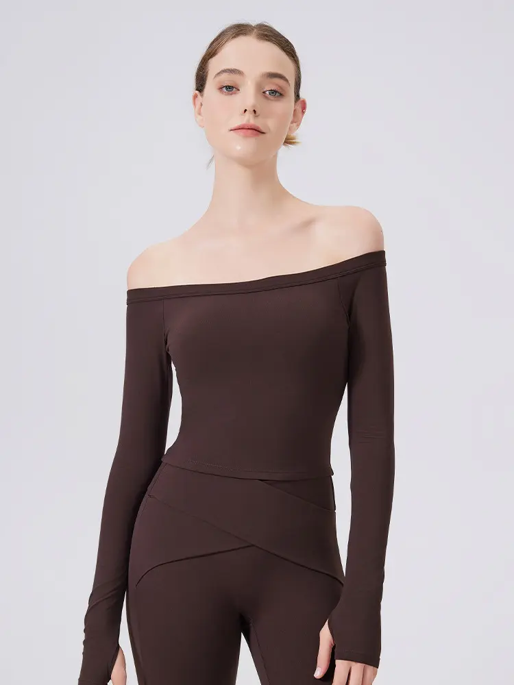 NuMotion Core NakedFeel Off-Shoulder Sculpt Top