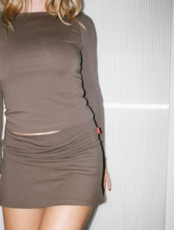 Jupe-Shorty Palette x Sabina Socol - Ecovero® - Cold-Chocolate