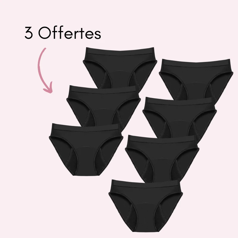 Culotte Menstruelle Respirante Ados Aurore