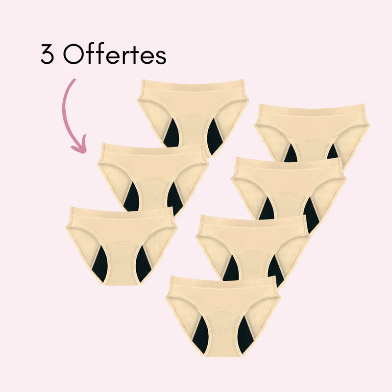 Culotte Menstruelle Respirante Ados Aurore