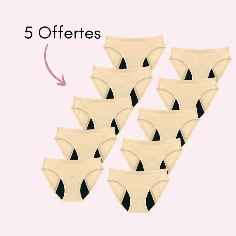 Culotte Menstruelle Respirante Ados Aurore