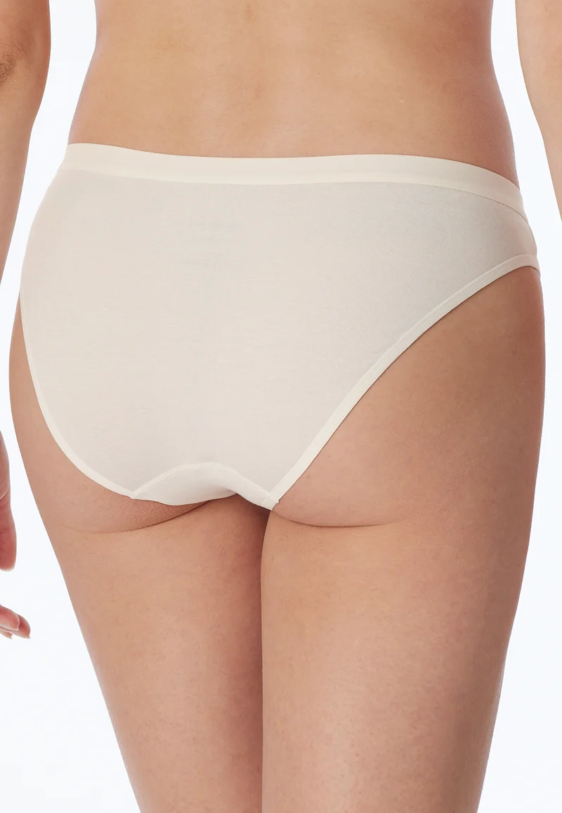 Slip Feinripp Off White - Naturschönheit