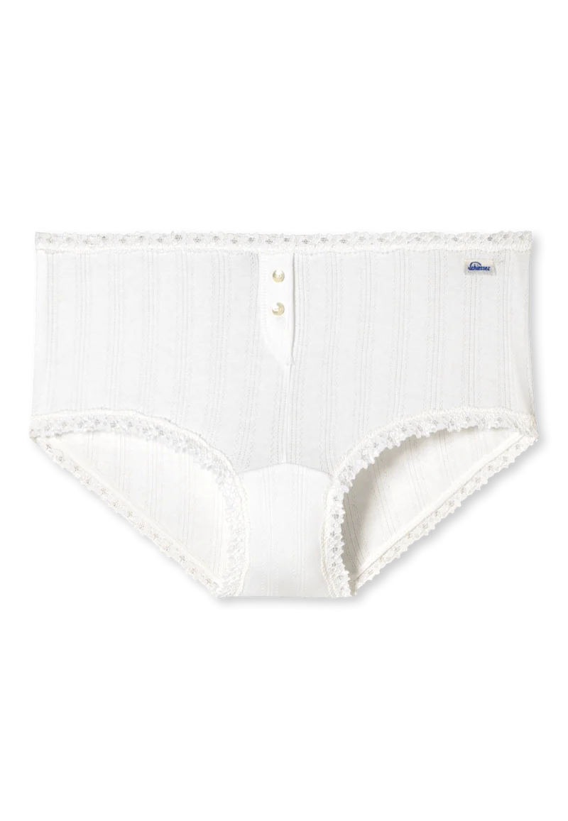 Panty Feinripp Weiss - Revival Agathe
