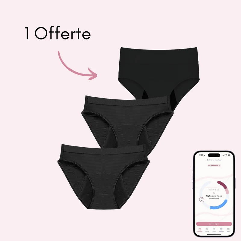 2 Aurore respirantes + 1 Céleste respirante (taille haute)