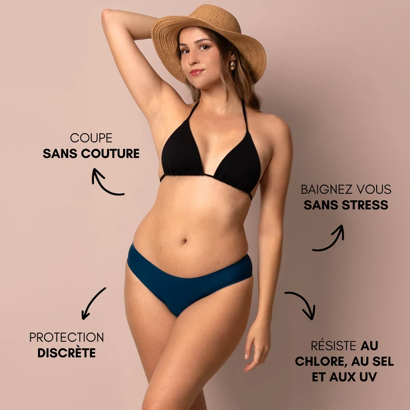 Maillot de bain menstruel Nora Sans Coutures
