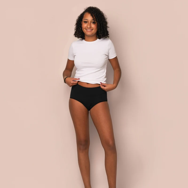 Culotte Menstruelle Respirante Ados Céleste